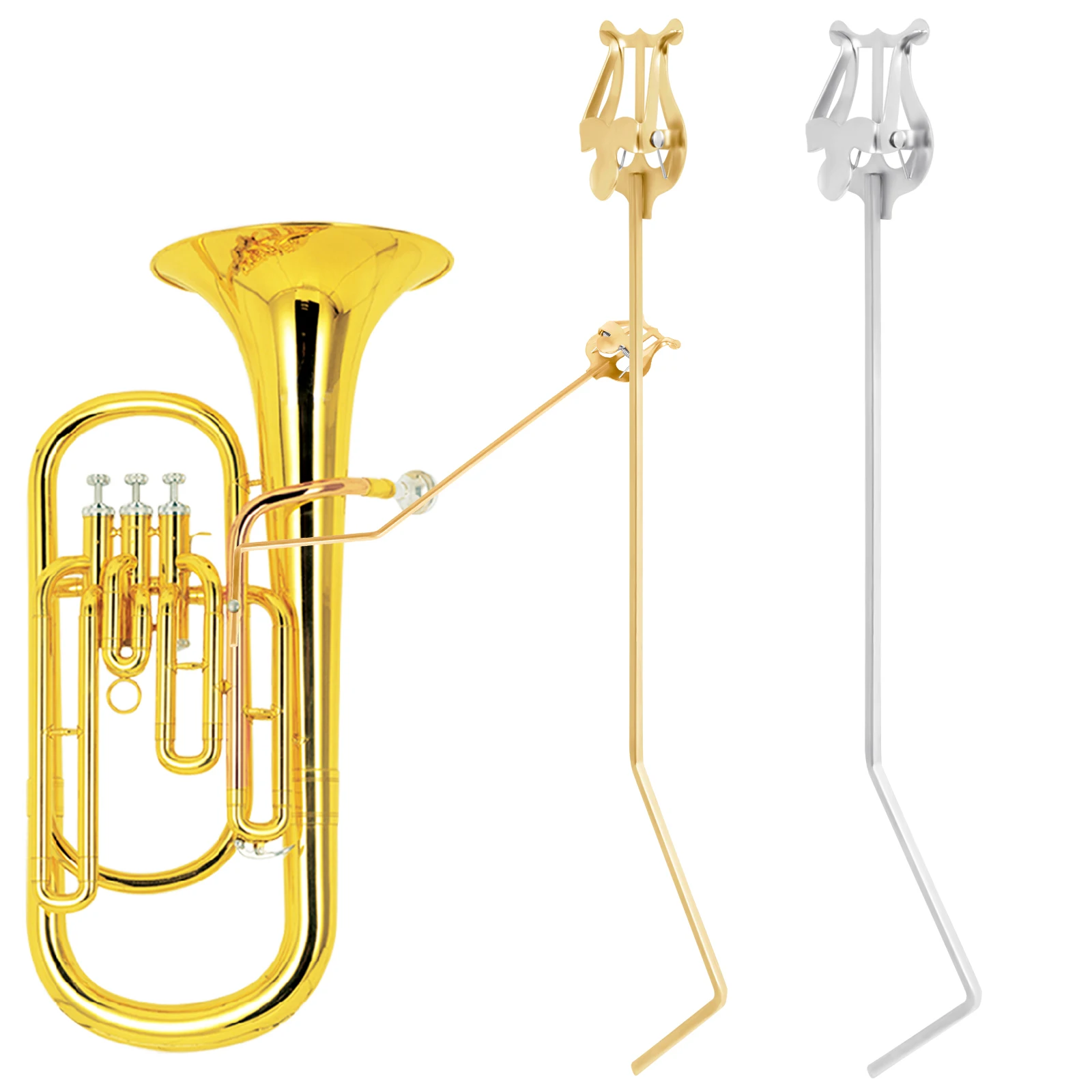 Musical Instrument Euphonium - 음악 스탠드 스탠딩 키 튜바 테너