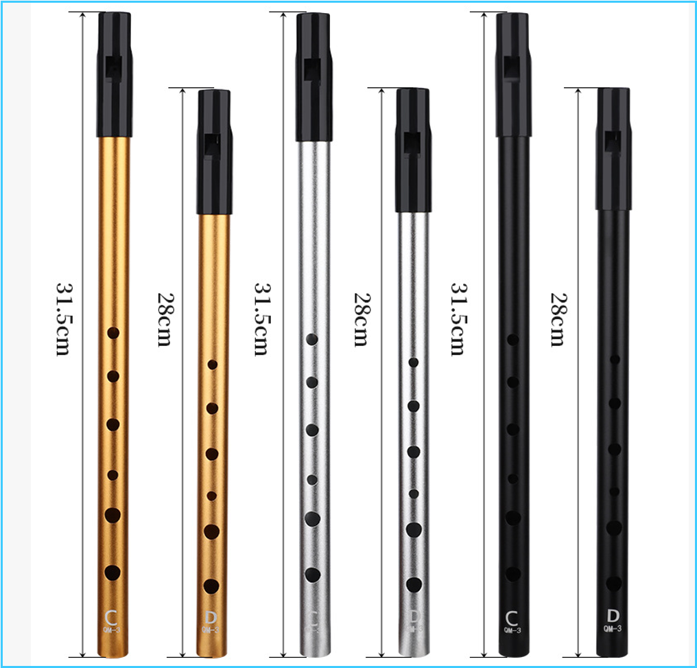 Tin Whistle Flute - 정통 아일랜드 휘슬 플루트 C/D 키