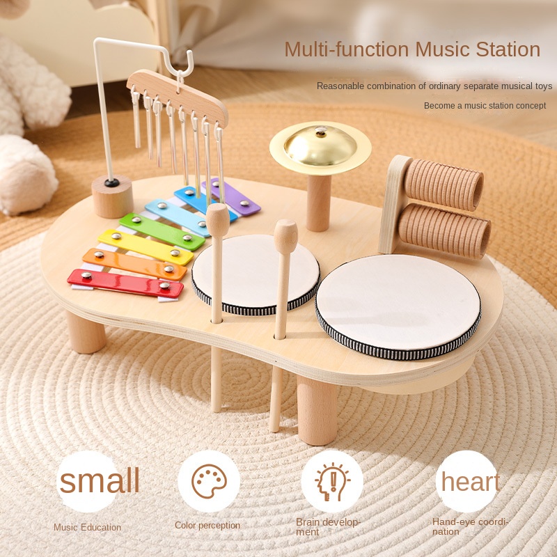 Musical Instrument Games - LazyChild 어린이 교육 장난감 나무 뮤직