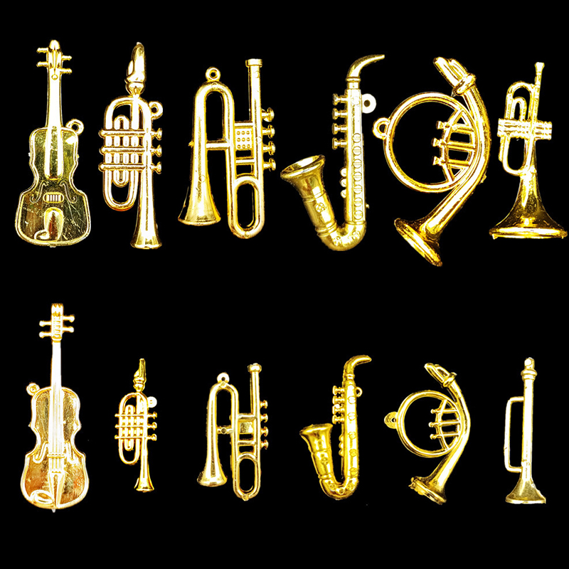 Musical Instrument ____ - 5/10/20PCS 다양한 스타일 골드 컬러 미니