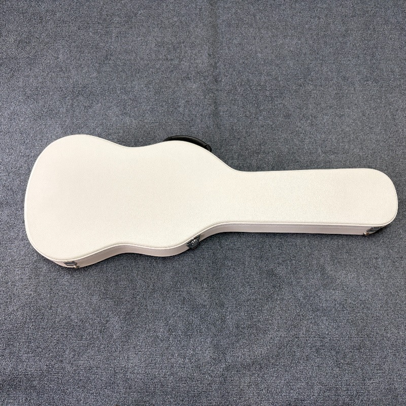 Musical Instrument Box - 순백색 전기 기타 케이스 가죽 무광