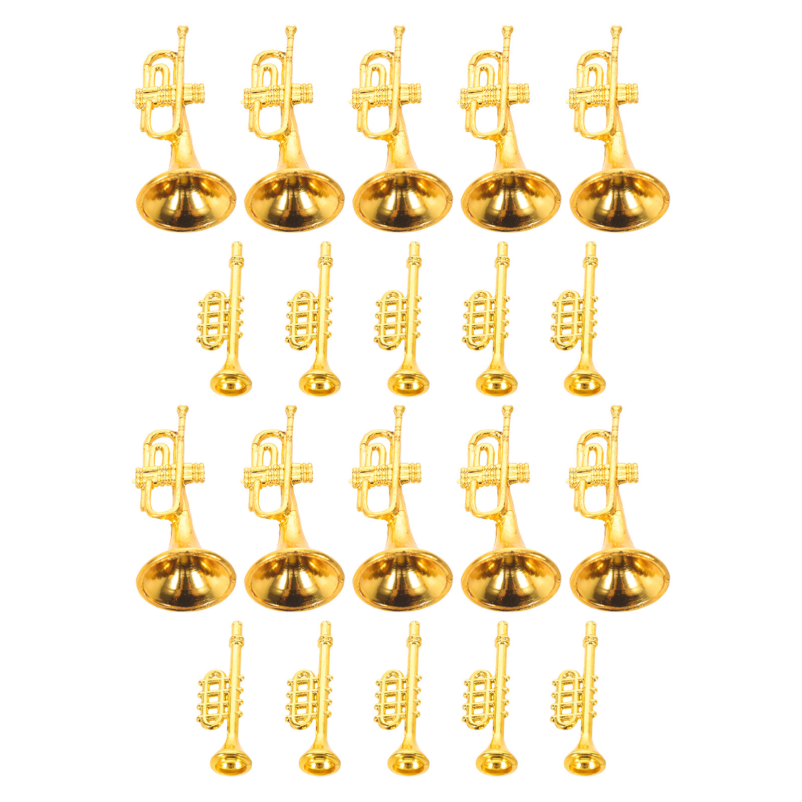 Musical Instrument Xmas Ornaments - 20개 미니 악기 크리스마스 장식품 1.8~2.4인치