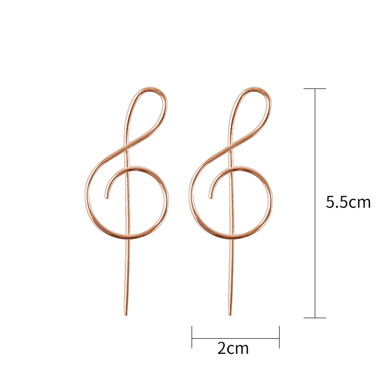 2021 여성을위한 트렌디 한 음악 기호 귀걸이 간단한 - Musical Instrument Symbols 리뷰 및 가격