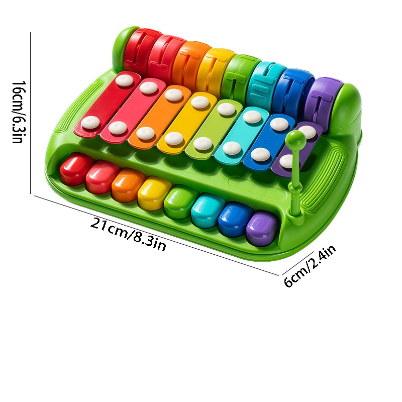 8음계 아기 실로폰 (0-12개월 유아용) 나무 글로켄 - Musical Instrument Glockenspiel 리뷰 및 가격