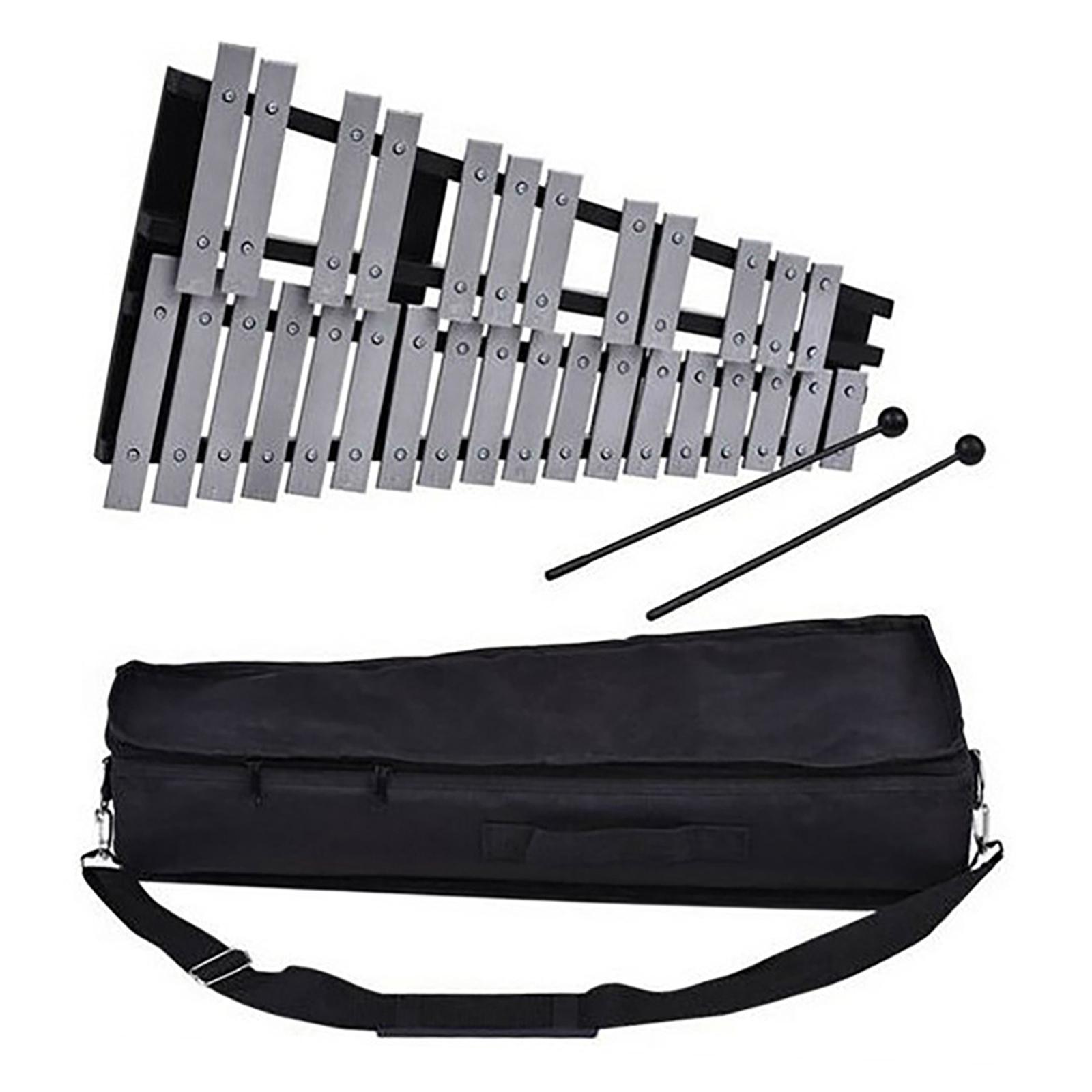휴대용 타악기 실로폰 32음 금속 글로켄슈필 벨 악기( - Musical Instrument Glockenspiel 리뷰 및 가격