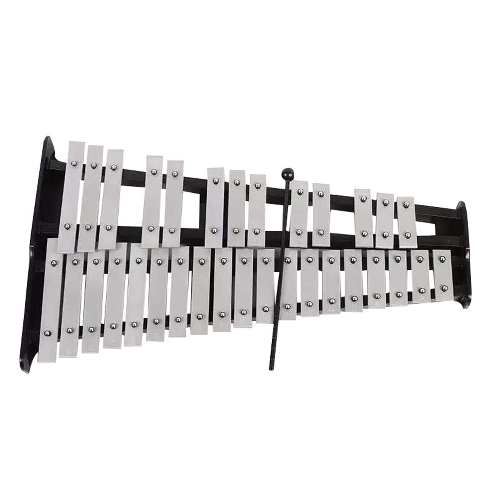 휴대용 타악기 실로폰 32음 금속 글로켄슈필 벨 악기( - Musical Instrument Glockenspiel 리뷰 및 가격