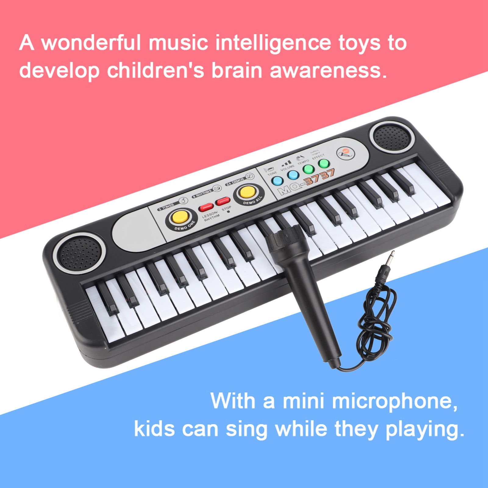 37키 전자 디지털 키보드 피아노 악기 어린이 장난감  - Musical Instrument Games 리뷰 및 가격