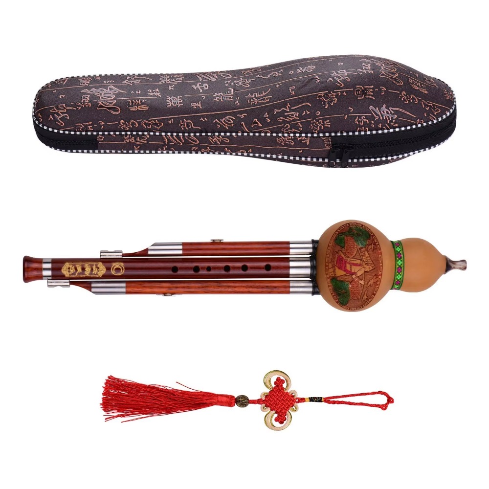3톤 C 키 훌루시 조롱박 플루트 원목 튜브 중국 전통 - Musical Instruments 리뷰 및 가격