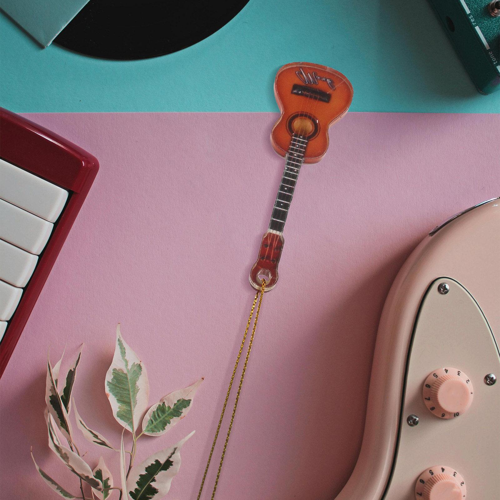 10개 미니어처 기타 크리스마스 장식품, 거실 책상 선 - Musical Instrument Xmas Ornaments 리뷰 및 가격