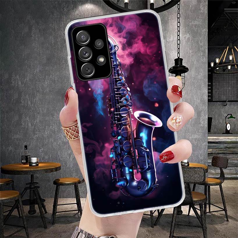 음악 색소폰 악기 휴대폰 케이스 삼성 갤럭시 A13 A - Musical Instrument Quotes 리뷰 및 가격