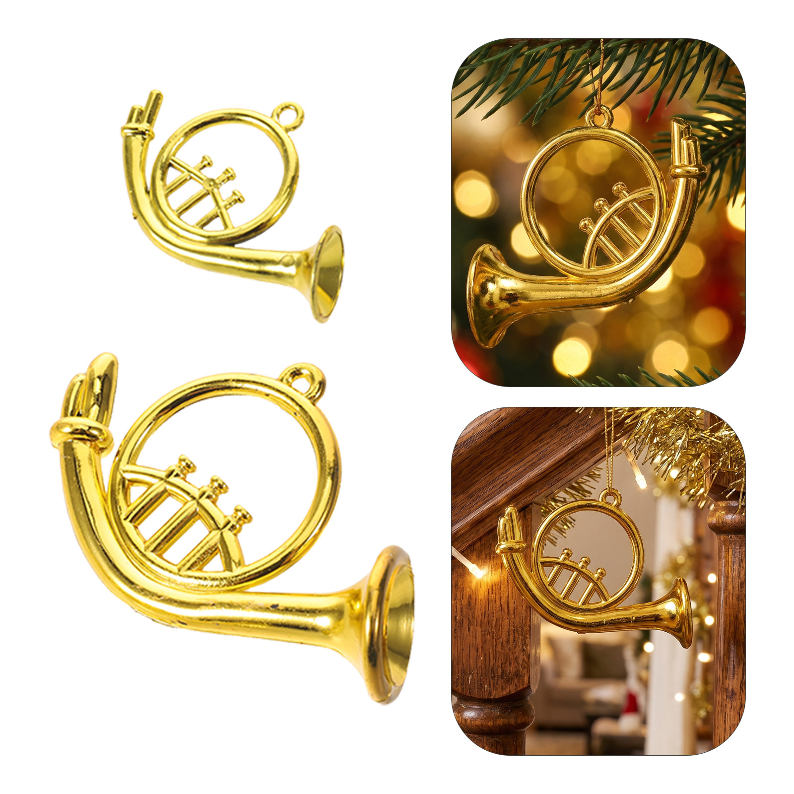 20Pcs 플라스틱 미니 악기 장식품 크리스마스 트리  - Musical Instrument Xmas Ornaments 리뷰 및 가격