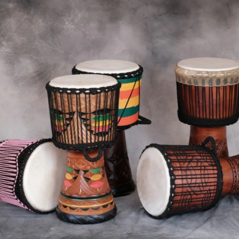 12 인치 Djembe 마호가니 아프리카 드럼 전문 염 - Musical Instrument Kit 리뷰 및 가격