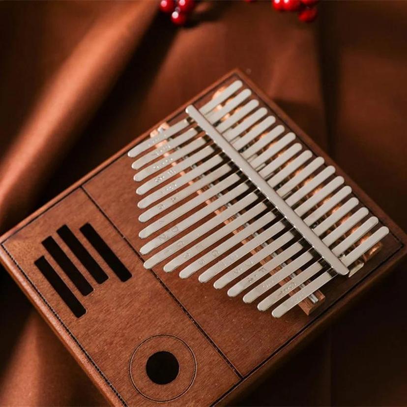 레트로 Kalimba 17 키 손가락 피아노 고품질 나 - Musical Instrument Box 리뷰 및 가격