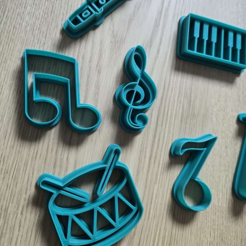 음표 악기 쿠키 커터 음악 기호 금형 퐁당 도구 베이킹 - Musical Instrument Symbols 리뷰 및 가격