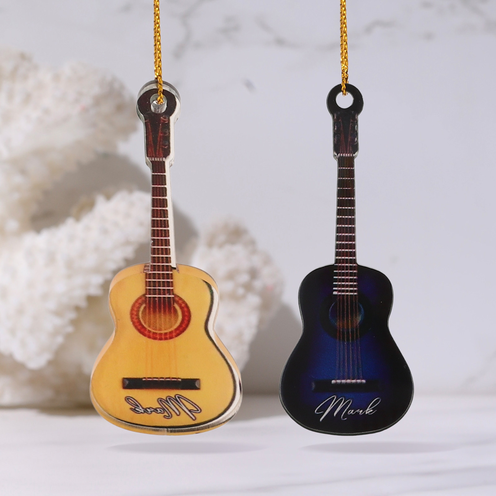 10Pcs 크리스마스 미니 기타 장식 미니 악기 크리스 - Musical Instrument Xmas Ornaments 리뷰 및 가격