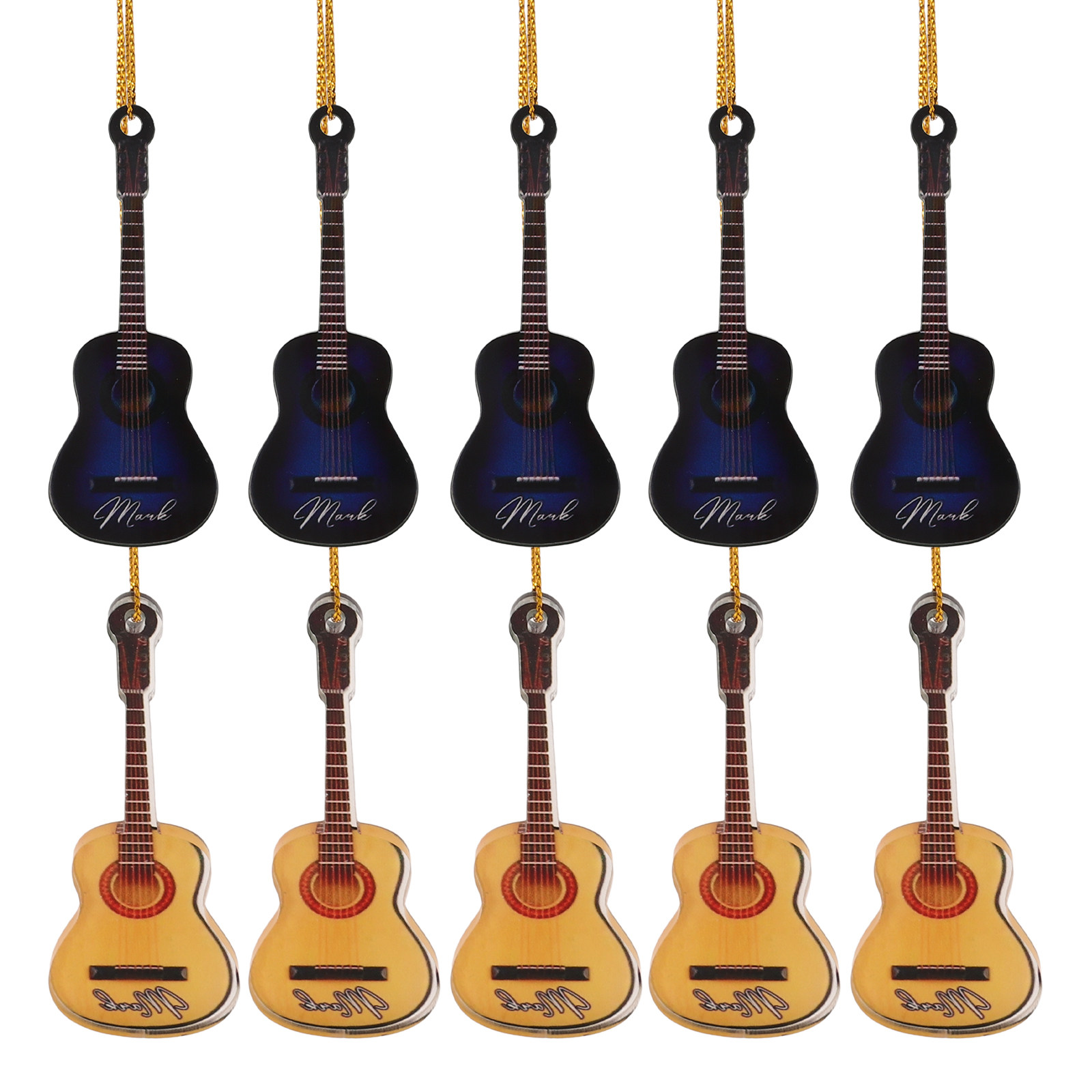 10Pcs 크리스마스 미니 기타 장식 미니 악기 크리스 - Musical Instrument Xmas Ornaments 리뷰 및 가격